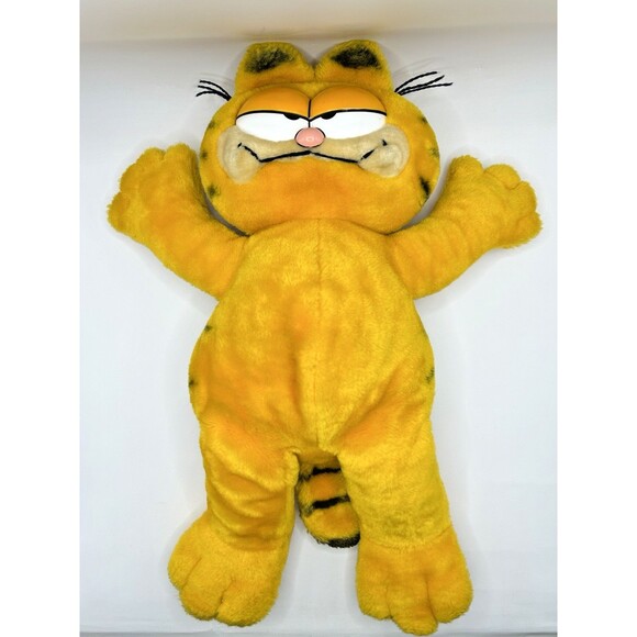 Vintage Garfield Plush Creations by Dakin & Co 1978 1981 Large Orange Cat 18” - Picture 8 of 11